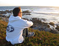 Rob Jagnow watching the sunset