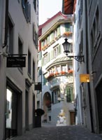 Zurich alleyway
